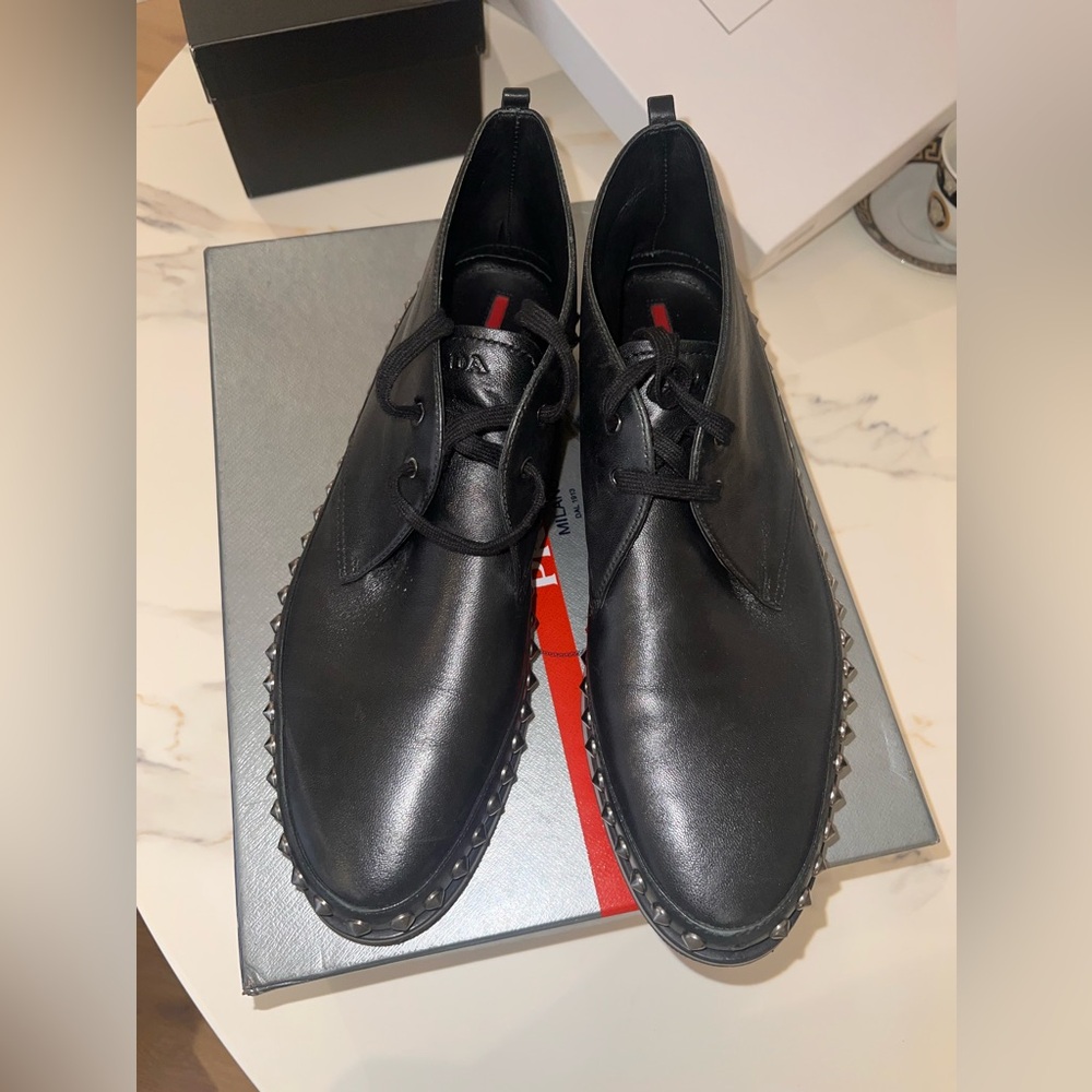 Prada men’s loafer bootie